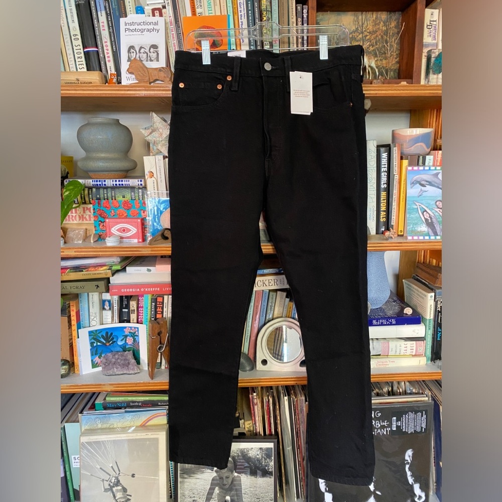 Levi's 501 skinny original fit sz 30 jet black